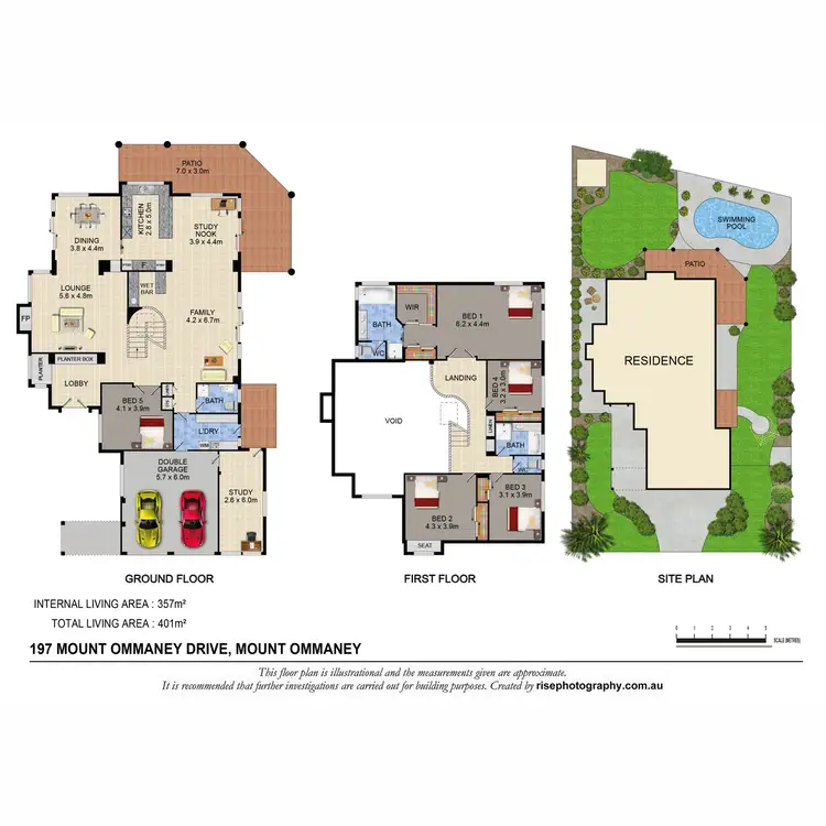 Floorplan of Homely house listing, 197 Mount Ommaney Drive, Mount Ommaney QLD 4074