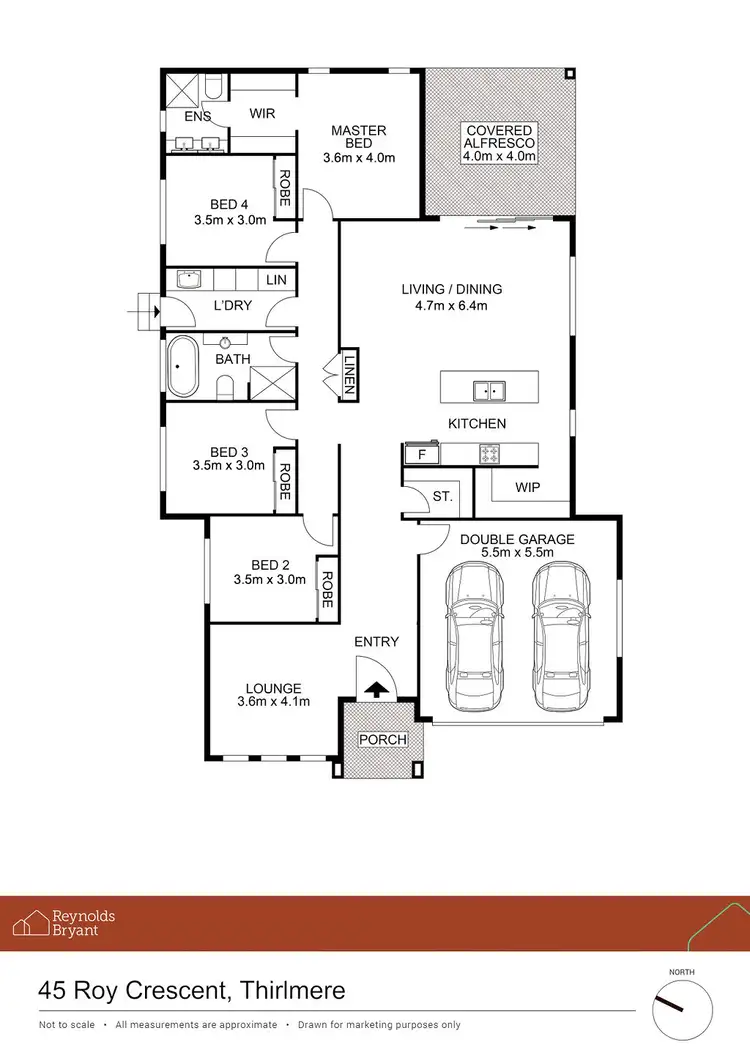 Floorplan of Homely house listing, 45 Roy Crescent, Thirlmere NSW 2572