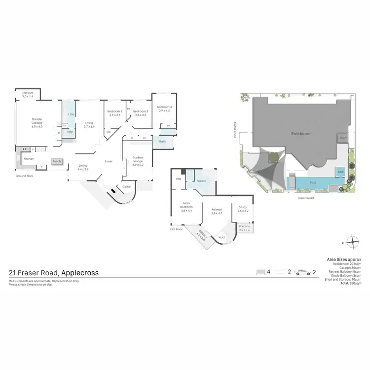 Floorplan of Homely house listing, 21 Fraser Road, Applecross WA 6153