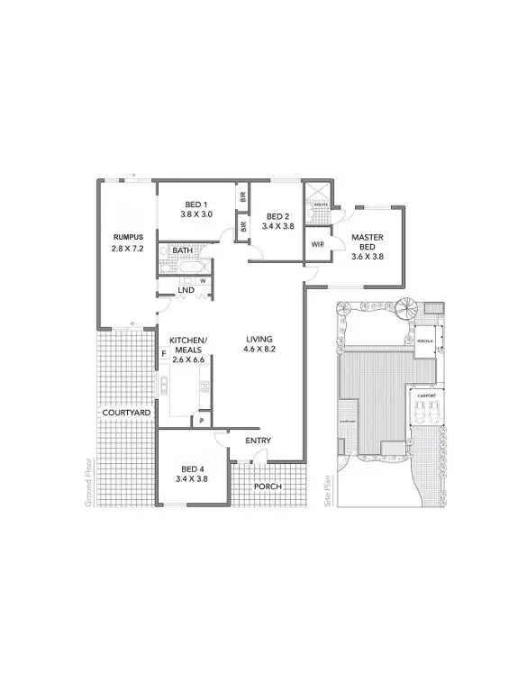 Floorplan of Homely house listing, 7 Copeland Road, Westmeadows VIC 3049