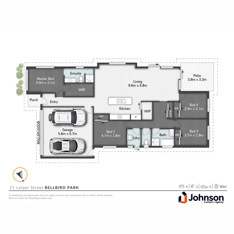 Floorplan of Homely house listing, 21 Leiper Street, Bellbird Park QLD 4300