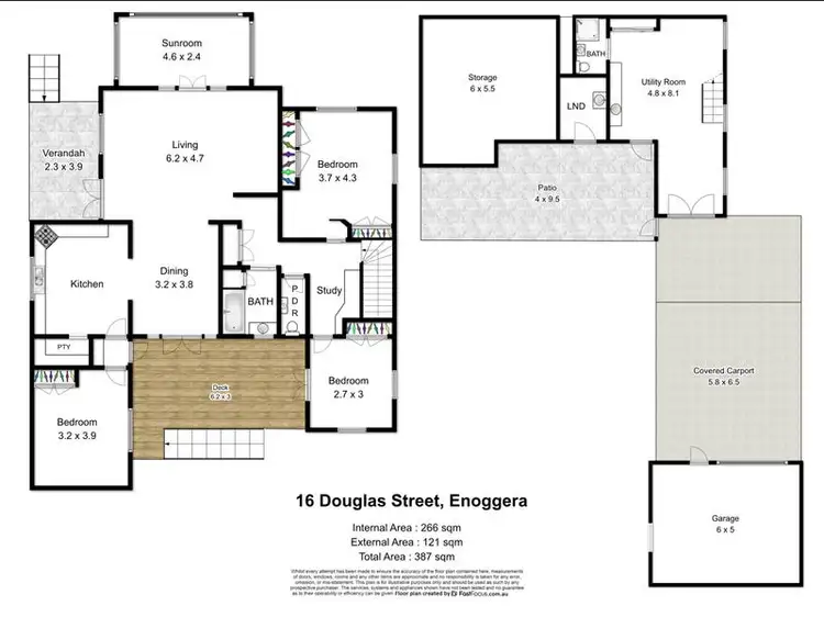 Floorplan of Homely house listing, 16 Douglas Street, Enoggera QLD 4051