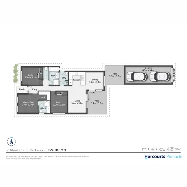 Floorplan of Homely house listing, 7 Montebello Parkway, Fitzgibbon QLD 4018