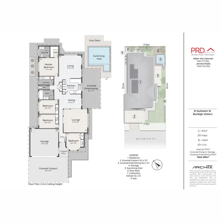 Floorplan of Homely house listing, 21 Nuthatch Street, Burleigh Waters QLD 4220