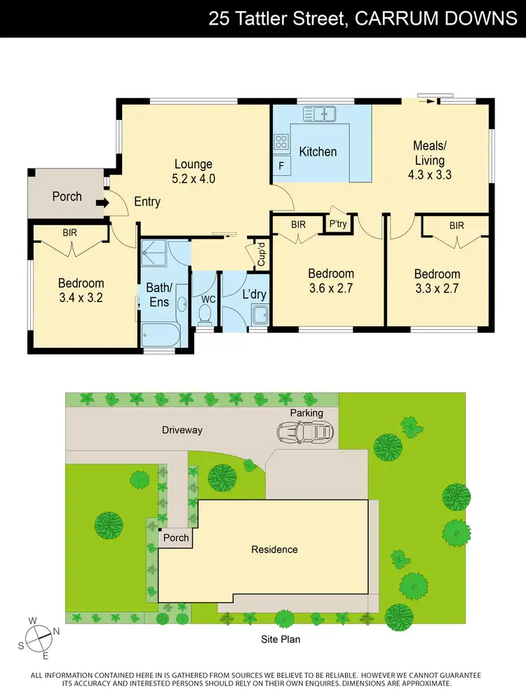 Floorplan of Homely house listing, 25 Tattler Street, Carrum Downs VIC 3201