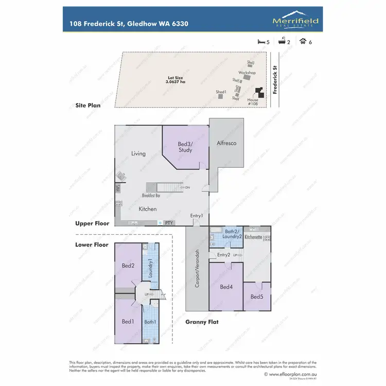 Floorplan of Homely house listing, 108 Frederick Street, Gledhow WA 6330