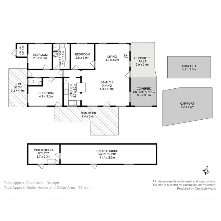 Floorplan of Homely house listing, 49-51 Liverpool Crescent, West Hobart TAS 7000