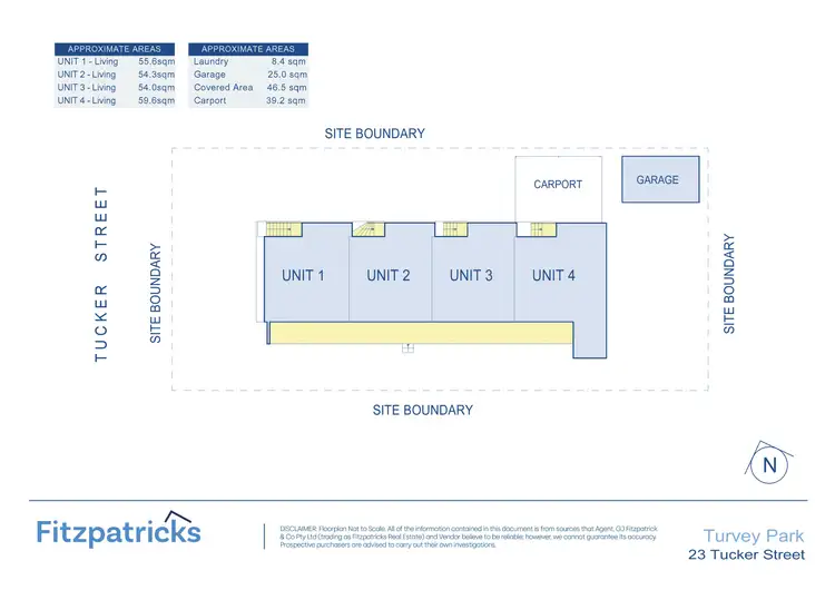 Floorplan of Homely house listing, 1-4/23 Tucker Street, Turvey Park NSW 2650