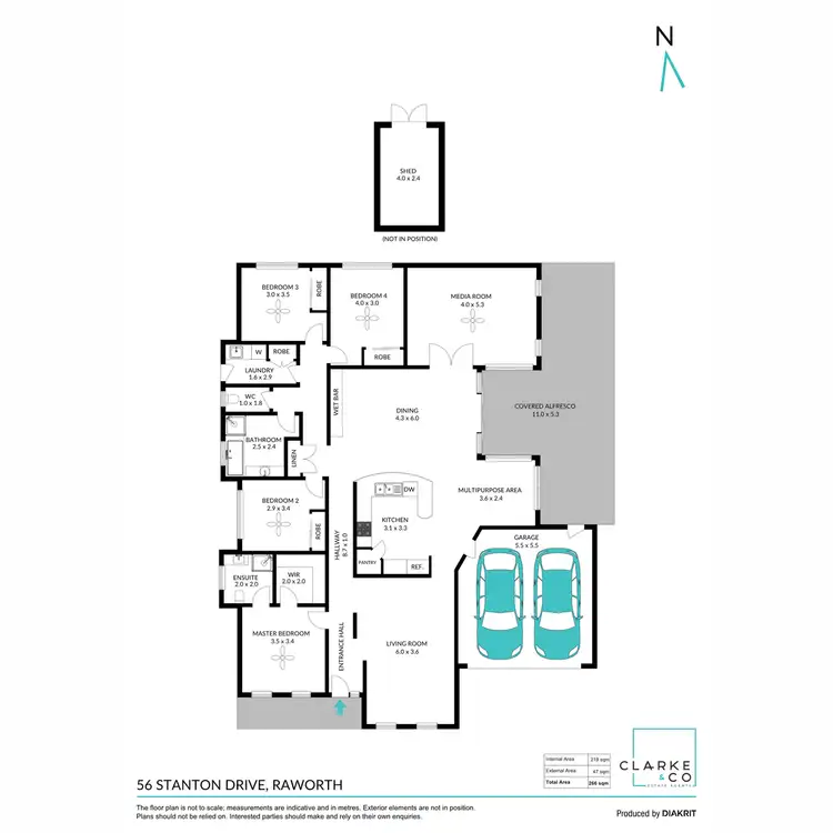 Floorplan of Homely house listing, 56 Stanton Drive, Raworth NSW 2321