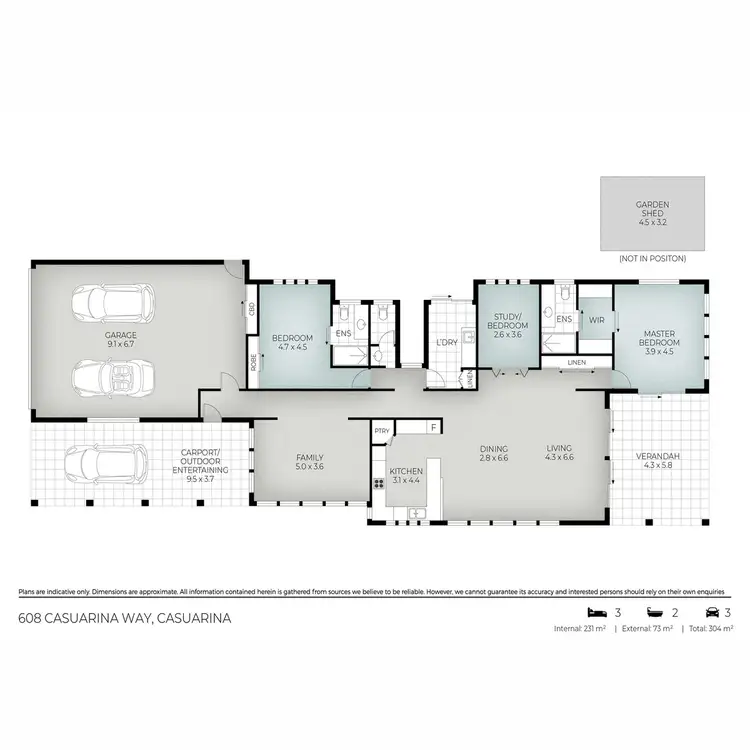 Floorplan of Homely house listing, 608 Casuarina Way, Casuarina NSW 2487