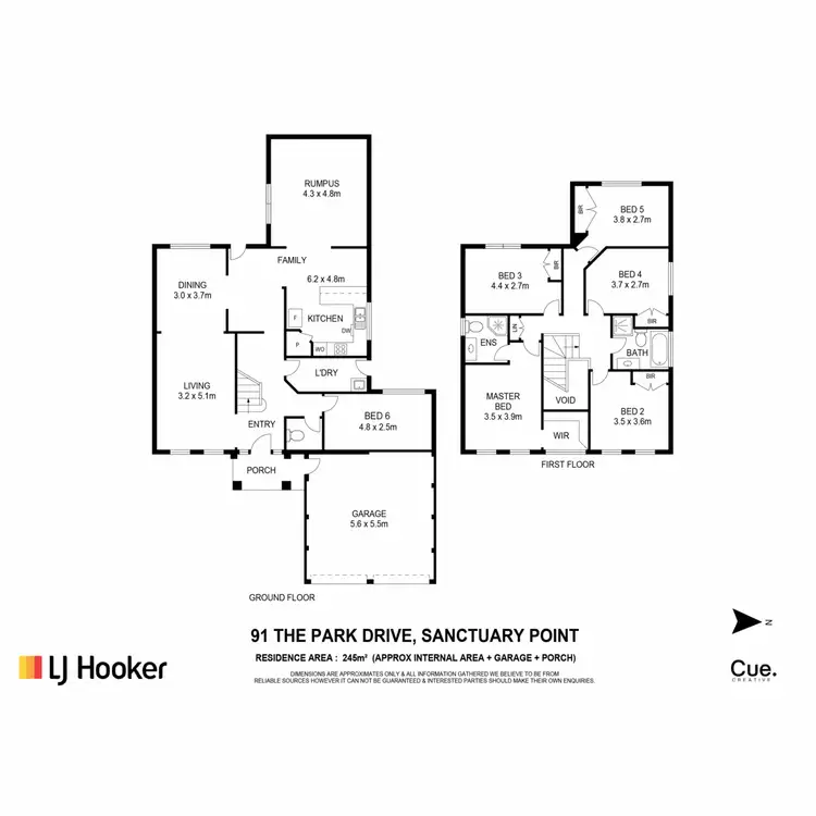 Floorplan of Homely house listing, 91 The Park Drive, Sanctuary Point NSW 2540