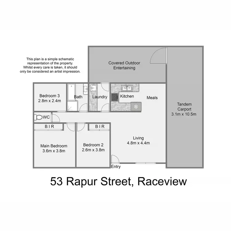 Floorplan of Homely house listing, 53 Rapur Street, Raceview QLD 4305