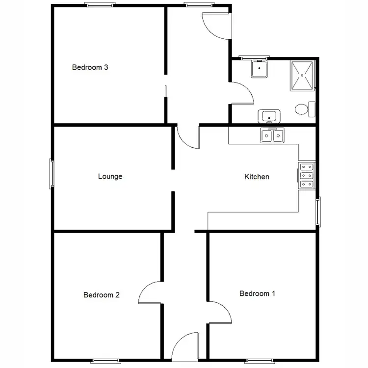 Floorplan of Homely house listing, 2 South Terrace, Quorn SA 5433
