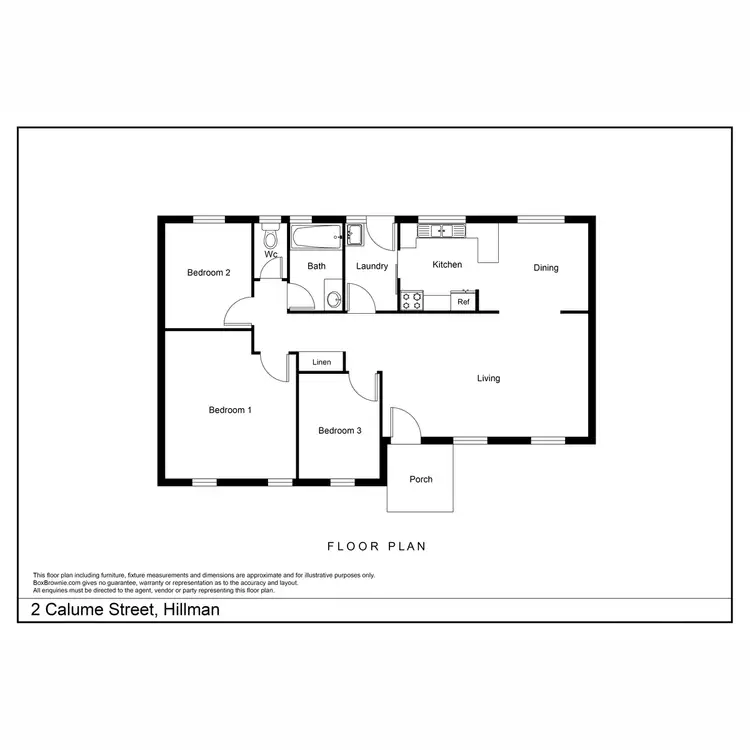Floorplan of Homely house listing, 2 Calume Street, Hillman WA 6168
