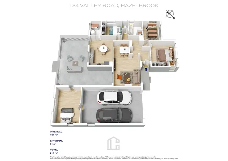 Floorplan of Homely house listing, 134 Valley Road, Hazelbrook NSW 2779