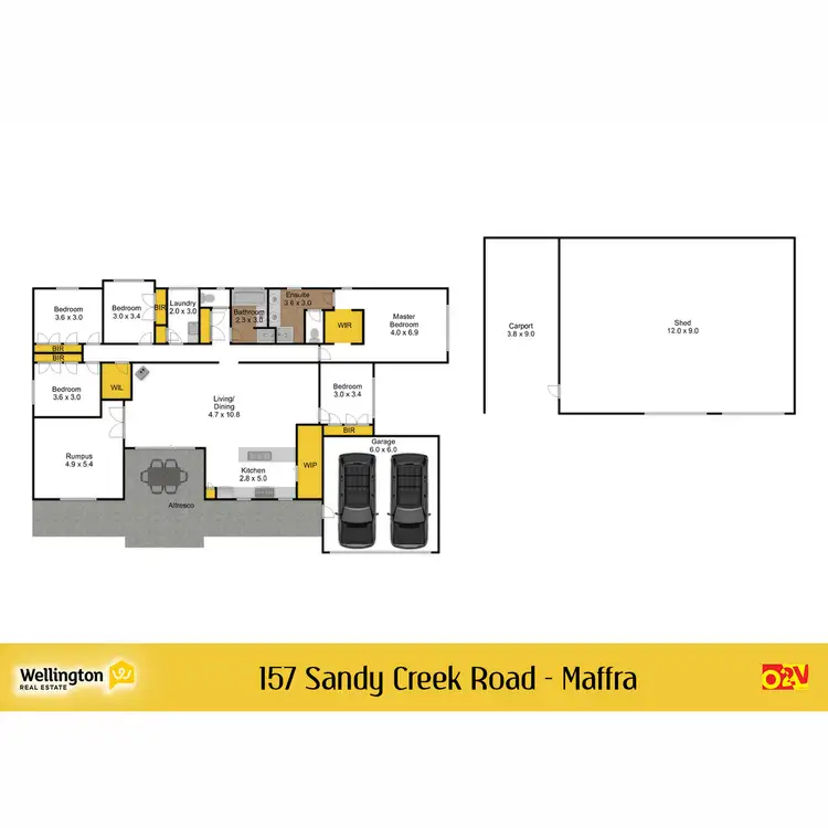 Floorplan of Homely rural property listing, 157 Sandy Creek Road, Maffra VIC 3860