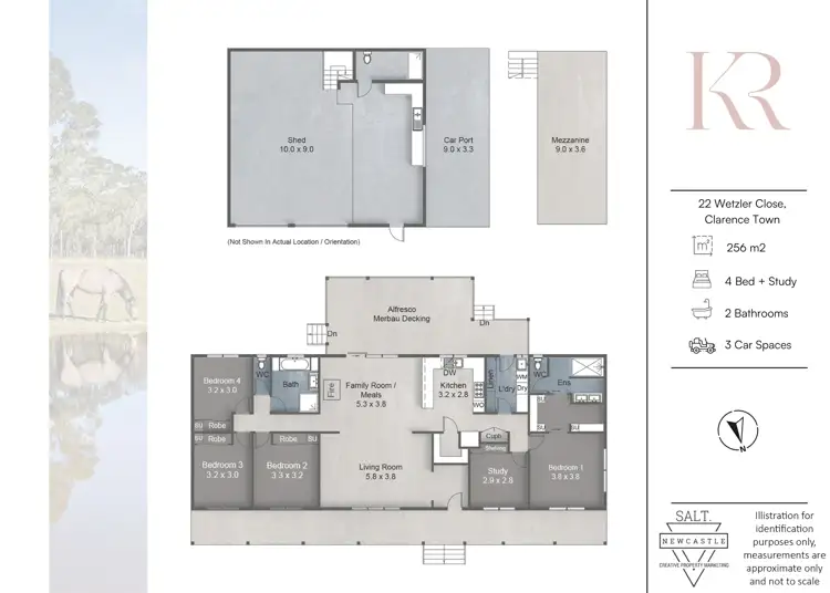 Floorplan of Homely rural property listing, 22 Wetzler Close, Clarence Town NSW 2321