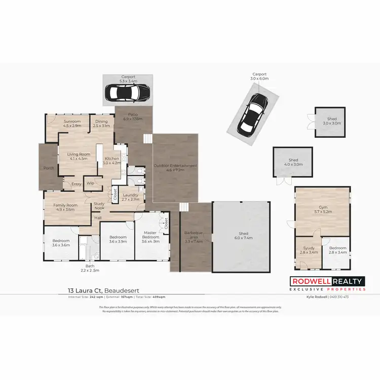 Floorplan of Homely house listing, 13-15 Laura Court, Beaudesert QLD 4285