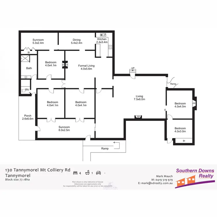 Floorplan of Homely rural property listing, 130 Tannymorel - Mt Colliery Road, Tannymorel QLD 4372