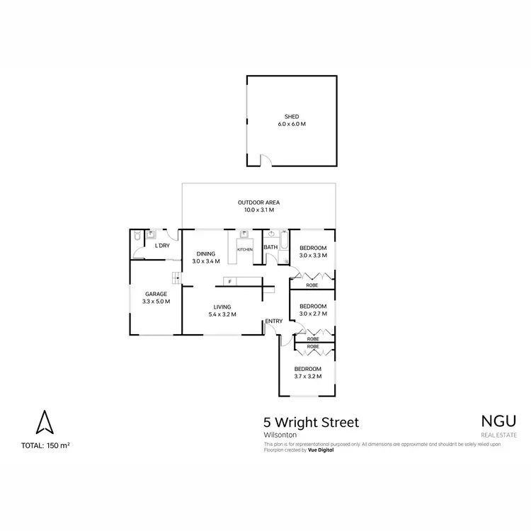 Floorplan of Homely house listing, 5 Wright Street, Wilsonton QLD 4350