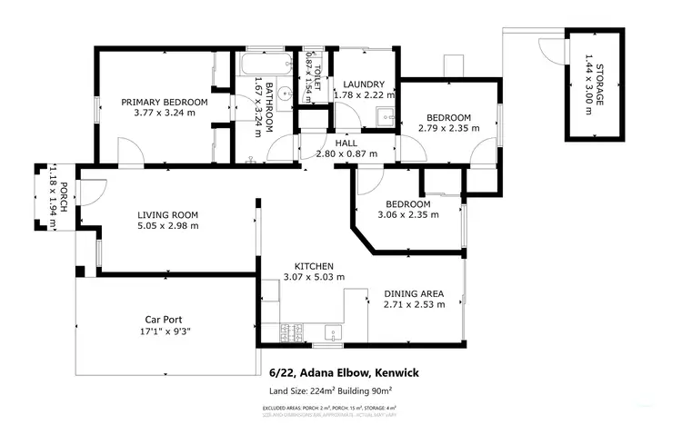 Floorplan of Homely house listing, 6/22 Adana Elbow, Kenwick WA 6107