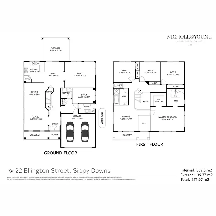 Floorplan of Homely house listing, 22 Ellington Street, Sippy Downs QLD 4556