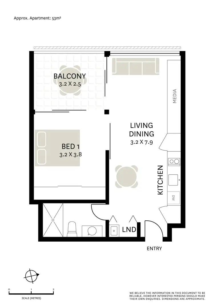 Floorplan of Homely apartment listing, 414/517-527 Elizabeth Street, Surry Hills NSW 2010