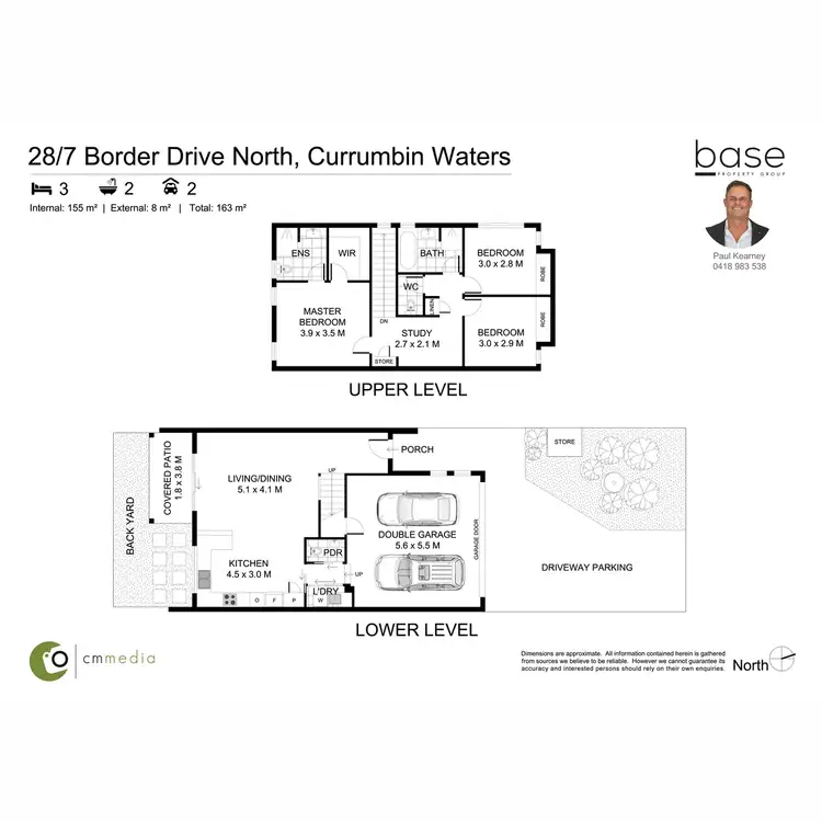 Floorplan of Homely townhouse listing, 28/7 Border Drive North, Currumbin Waters QLD 4223