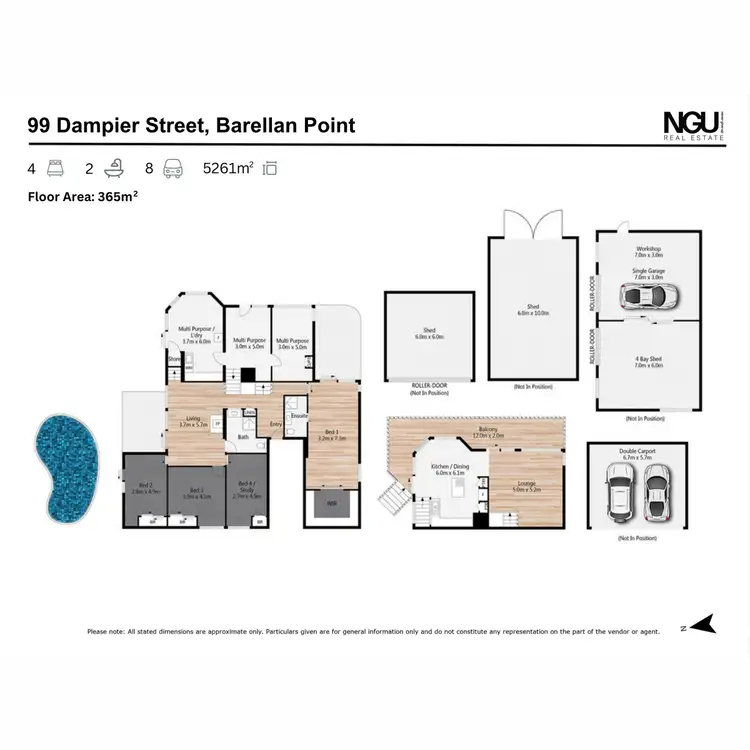 Floorplan of Homely house listing, 99 Dampier Street, Barellan Point QLD 4306