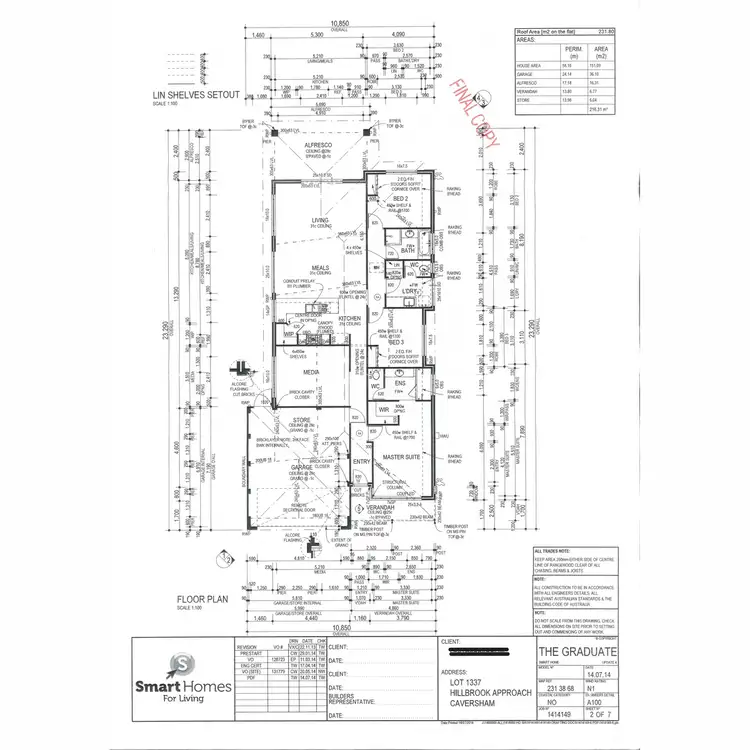 Floorplan of Homely house listing, 15 Hillbrook Approach, Caversham WA 6055