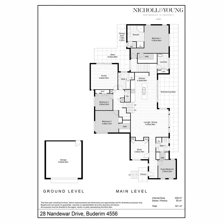 Floorplan of Homely house listing, 28 Nandewar Drive, Buderim QLD 4556