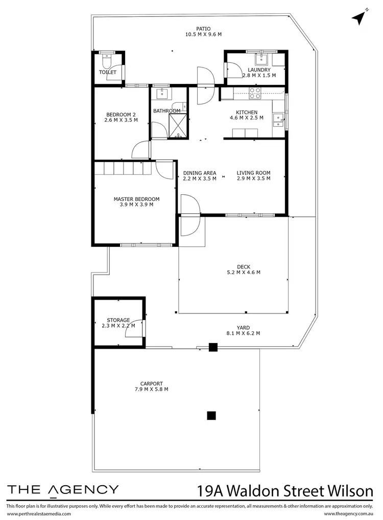 Floorplan of Homely house listing, 19A Waldon Street, Wilson WA 6107