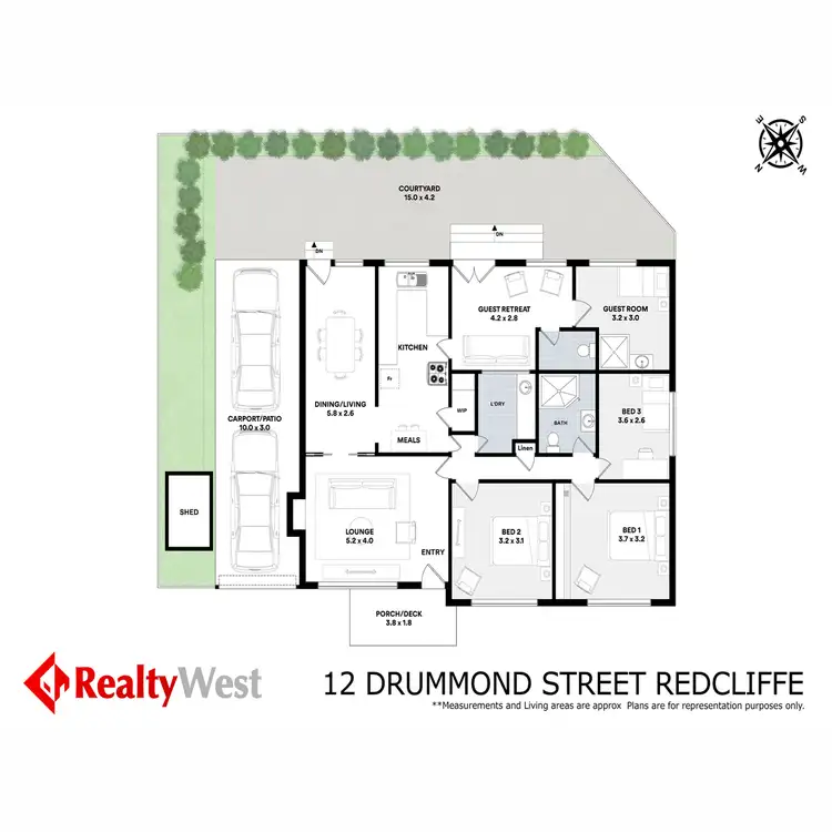 Floorplan of Homely house listing, 12 Drummond Street, Redcliffe WA 6104