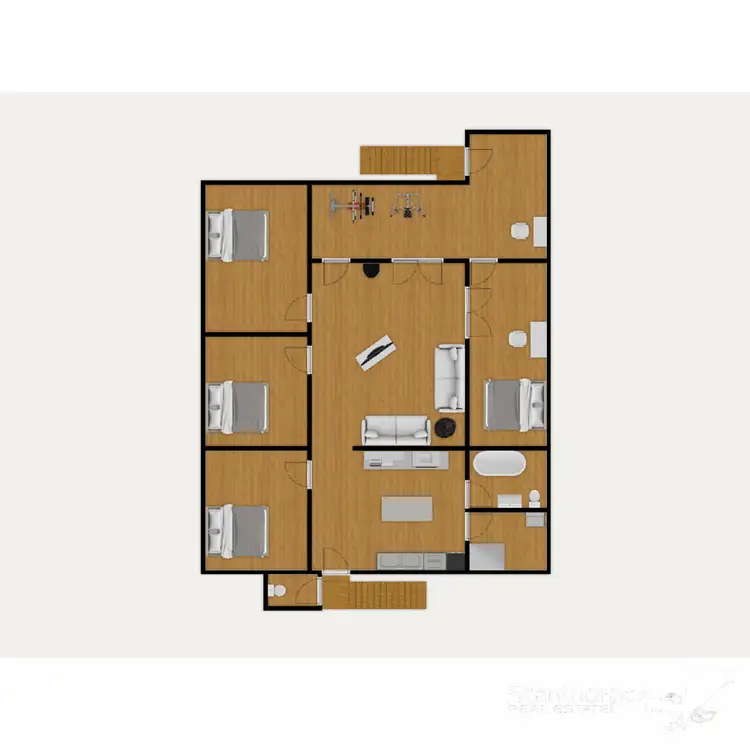 Floorplan of Homely house listing, 34 Gemmel Road, Glen Aplin QLD 4381