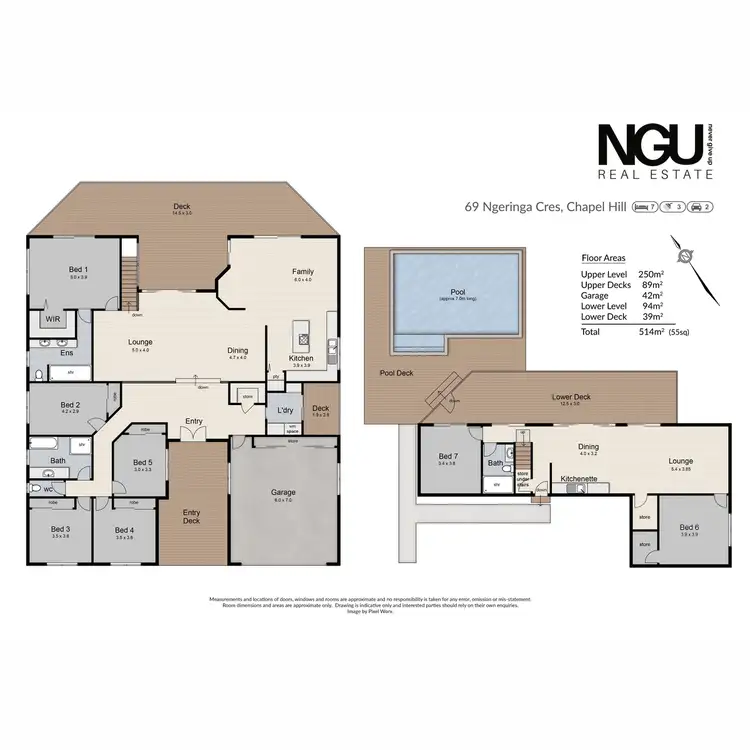 Floorplan of Homely house listing, 69 Ngeringa Crescent, Chapel Hill QLD 4069