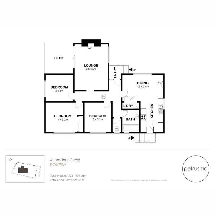 Floorplan of Homely house listing, 4 Landers Circle, Rokeby TAS 7019