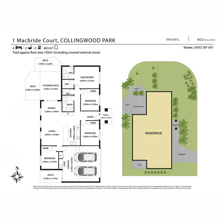 Floorplan of Homely house listing, 1 MacBride Court, Collingwood Park QLD 4301