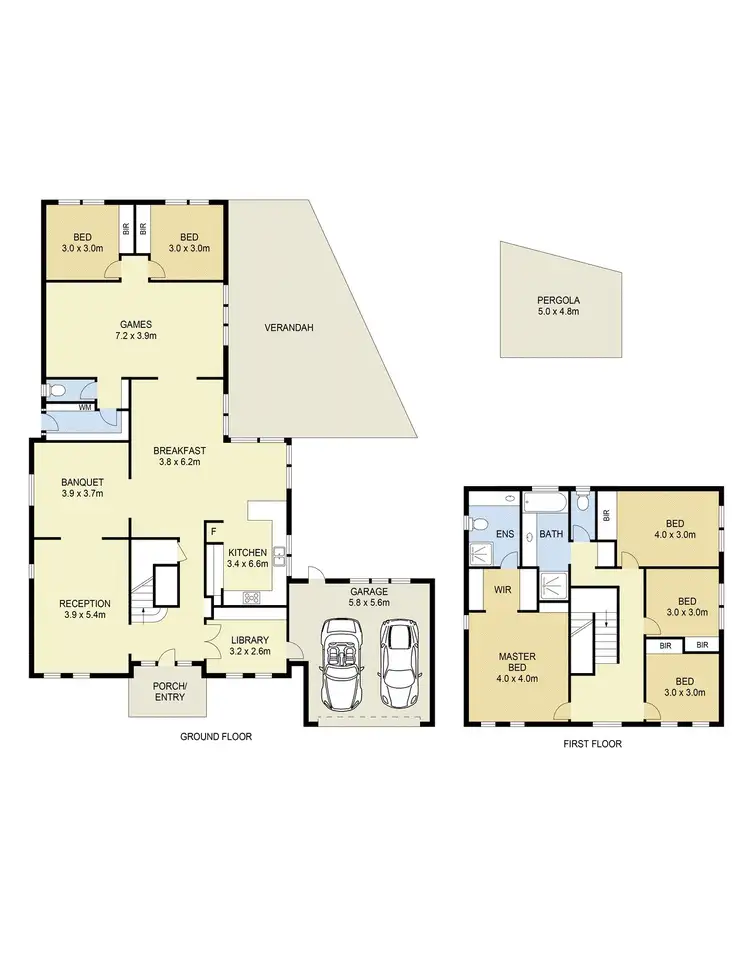 Floorplan of Homely house listing, 49 Golden Way, Hillside VIC 3037