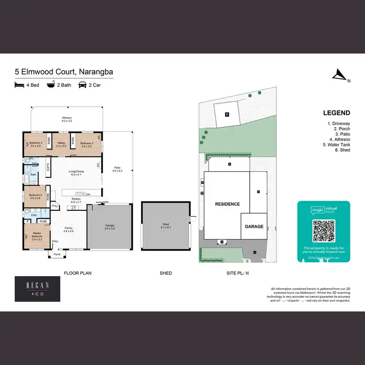 Floorplan of Homely house listing, 5 Elmwood Court, Narangba QLD 4504