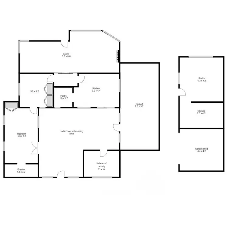 Floorplan of Homely house listing, 6 Perry Street, Wangaratta VIC 3677