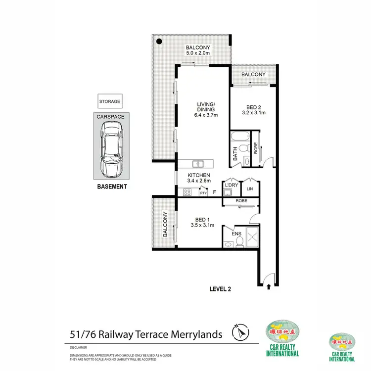 Floorplan of Homely apartment listing, 51/76-84 Railway Terrace, Merrylands NSW 2160