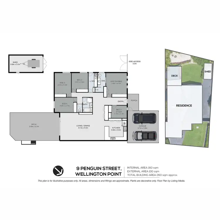 Floorplan of Homely house listing, 9 Penguin Street, Wellington Point QLD 4160