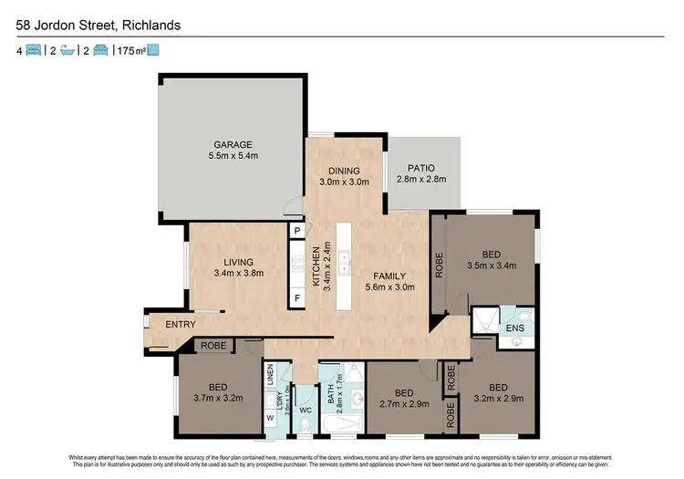 Floorplan of Homely house listing, 58 Jordan Street, Richlands QLD 4077