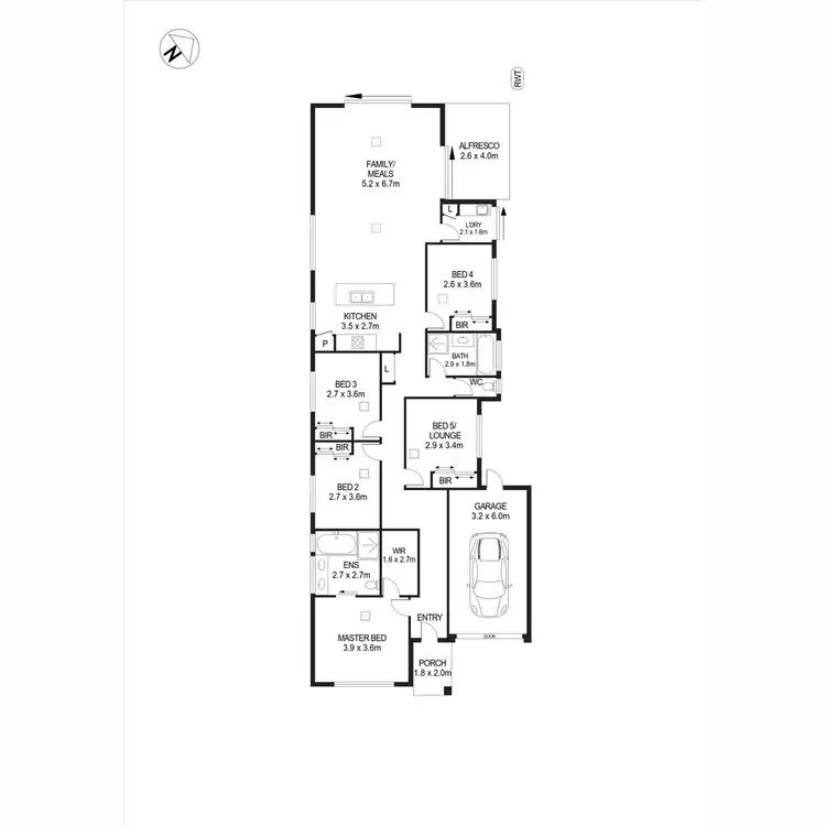 Floorplan of Homely house listing, 31 Christopher Road, Christie Downs SA 5164