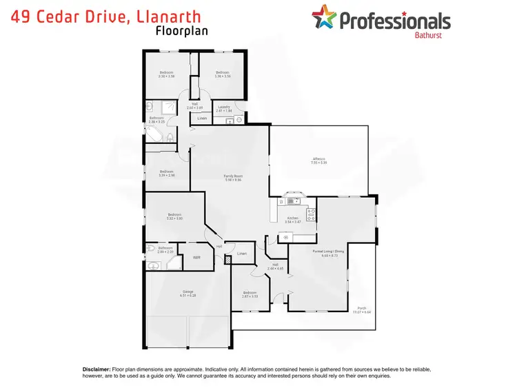 Floorplan of Homely house listing, 49 Cedar Drive, Llanarth NSW 2795