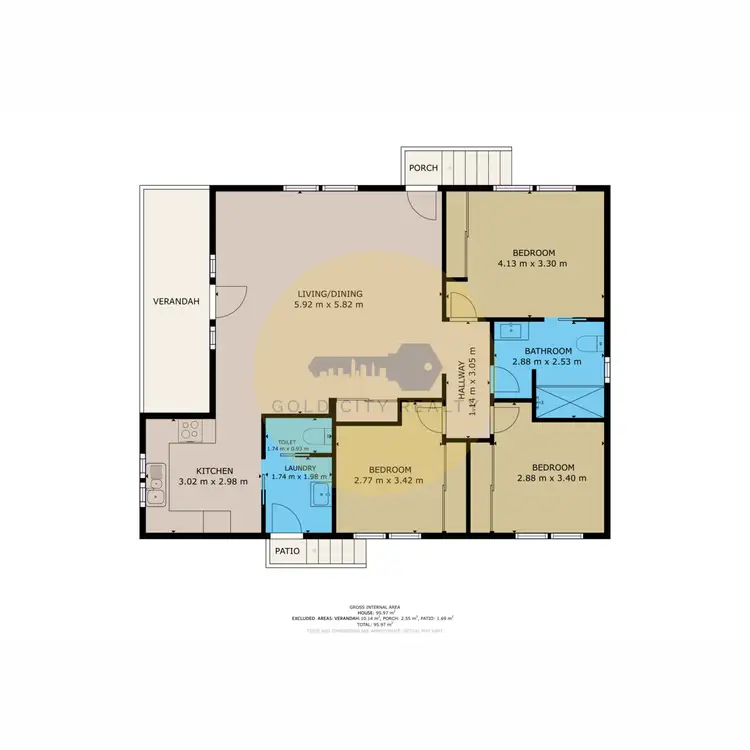 Floorplan of Homely house listing, 1&2/41 Miner Street, Charters Towers City QLD 4820