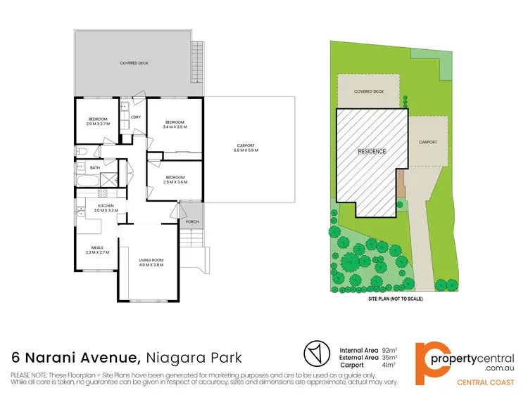 Floorplan of Homely house listing, 6 Narani Avenue, Niagara Park NSW 2250