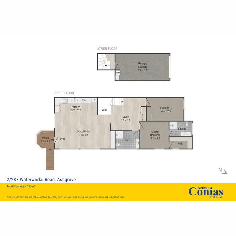 Floorplan of Homely unit listing, 2/2 Kadanga Street, Ashgrove QLD 4060