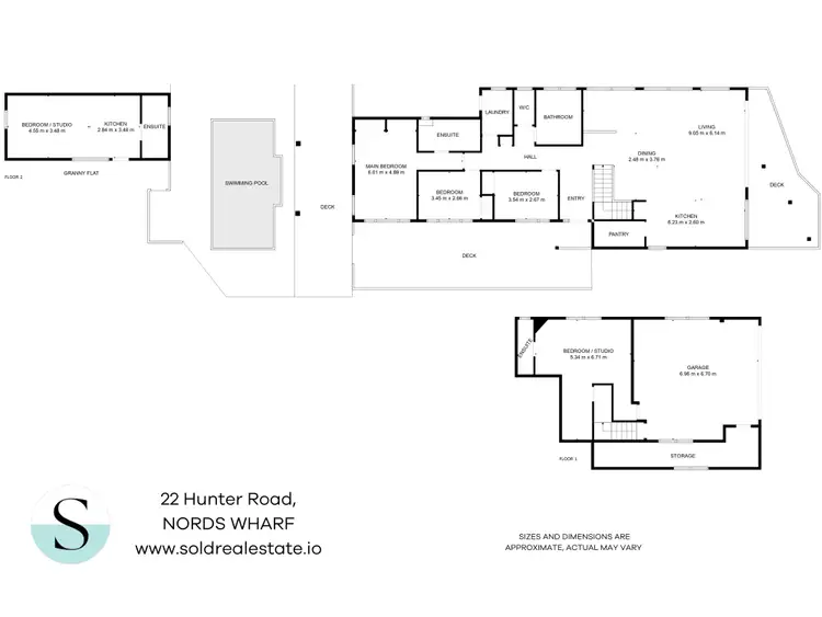 Floorplan of Homely house listing, 22 Hunter Road, Nords Wharf NSW 2281