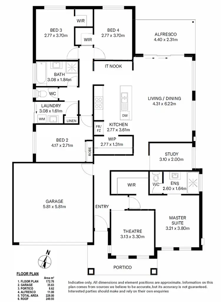Floorplan of Homely house listing, 8 Roseneath Street, Bushmead WA 6055
